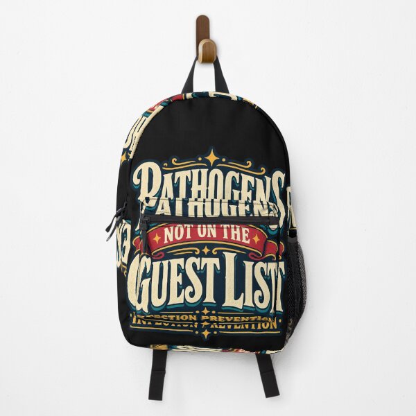 Item preview, Pathogens Not on the Guest List Infection Preventionist designed and sold by MOTIFOLK.