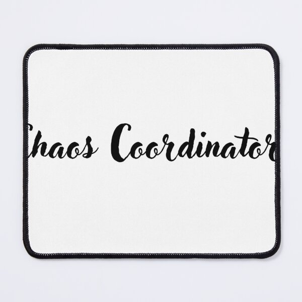Item preview, Chaos Coordinator Funny Teacher Typography Quote designed and sold by CodeCapyVibes.
