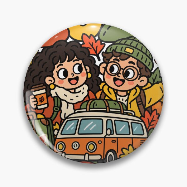 Item preview, Cozy Road Trip Cute Autumn Travel Cartoon designed and sold by The198X.
