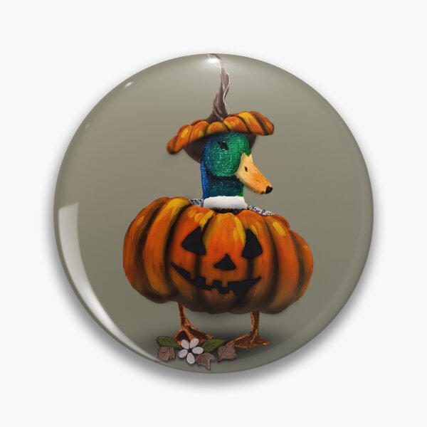 Item preview, Pumpkin Duck Costume – Funny Mallard Halloween Art designed and sold by ArtistsAtticWI.