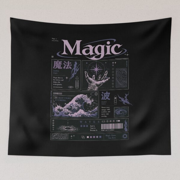 Item preview, Magic Wave Anime designed and sold by Marvellasy.