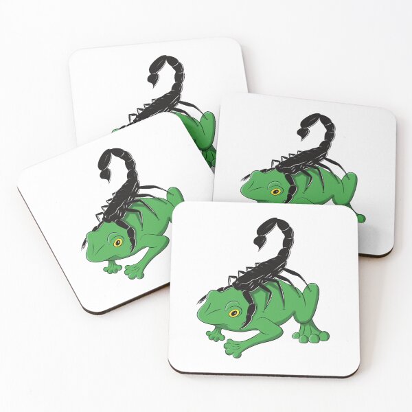 Item preview, The Scorpion and the Frog Fable Illustration designed and sold by Vil1Coyote.