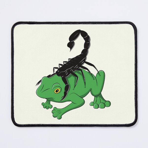 Item preview, The Scorpion and the Frog Fable Illustration designed and sold by Vil1Coyote.