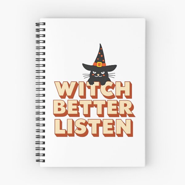 Item preview, witch better listen cute cat halloween   designed and sold by Panya-Design.