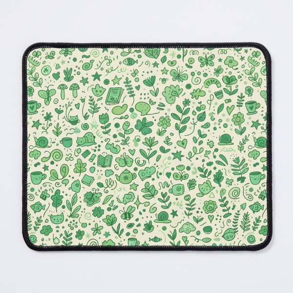 Item preview, F Whimsical Hand Drawn Folk Art Doodle Pattern designed and sold by ART ATTACK ZONE.