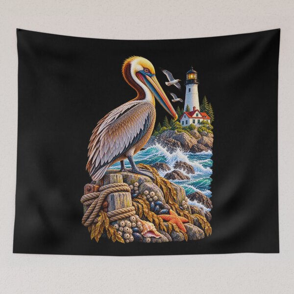 Item preview, Pelican Lighthouse Coast designed and sold by RockitBaby.