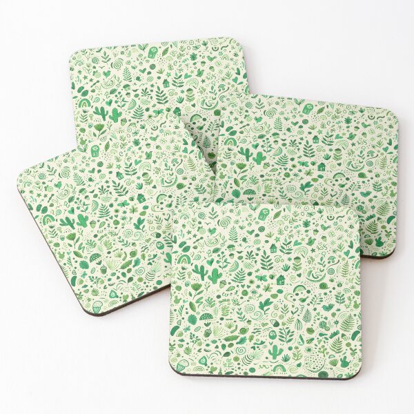 Item preview, G Whimsical Hand Drawn Folk Art Doodle Pattern designed and sold by ART ATTACK ZONE.