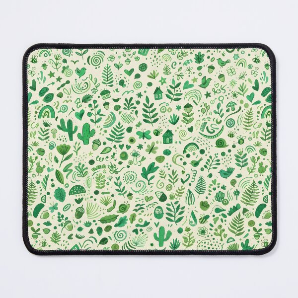 Item preview, G Whimsical Hand Drawn Folk Art Doodle Pattern designed and sold by ART ATTACK ZONE.