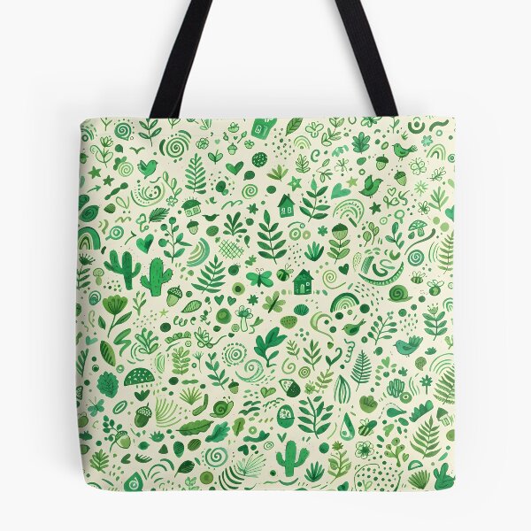 Item preview, G Whimsical Hand Drawn Folk Art Doodle Pattern designed and sold by ART ATTACK ZONE.