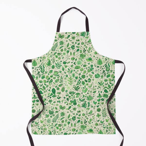 Item preview, H Whimsical Hand Drawn Folk Art Doodle Pattern designed and sold by ART ATTACK ZONE.