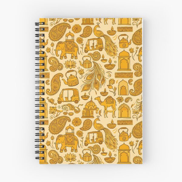 Item preview, I Whimsical Hand Drawn Folk Art Doodle Pattern designed and sold by ART ATTACK ZONE.