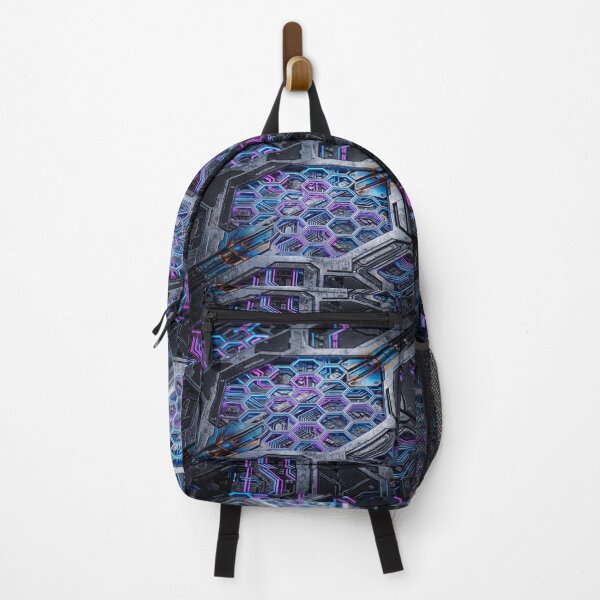 Item preview, A futuristic cyberpunk metallic grid pattern designed and sold by Solomon-Ent-144.