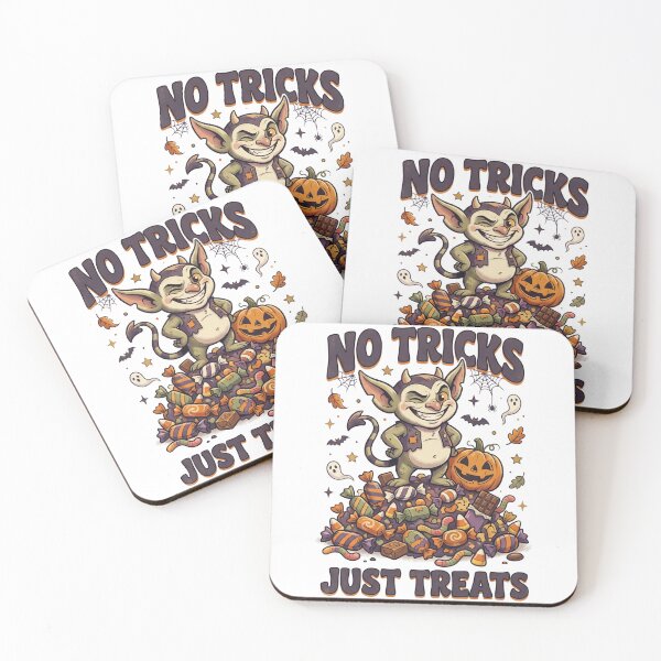 Item preview, No Tricks Just Treats Halloween Shirt – Cute Candy Spooky T-Shirt designed and sold by SAJ Design Studio.