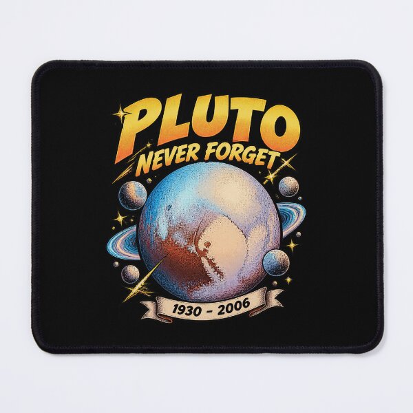 Item preview, Pluto Never Forget 1930 2006 Space Travel Badge Artwork designed and sold by yassin-stags.