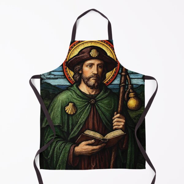 Item preview, Saint James Pilgrim Stained Glass designed and sold by Sybille-Yates.