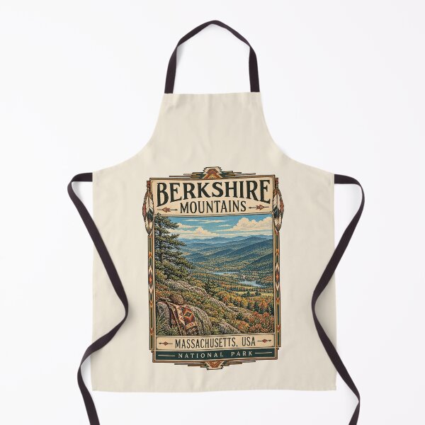 Item preview, Berkshire Mountains, Massachusetts, USA [Vintage Illustration] designed and sold by elektronen.