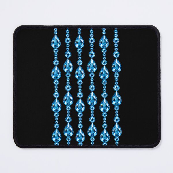 Item preview, BIRTHSTONE COLLECTION ⭐ CASCADE - DECEMBER • BLUE ZIRCON • Modern designed and sold by WheelieGdArt.