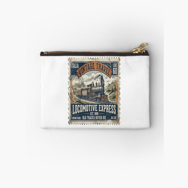 Item preview, Italia Vintage Travel Locomotive Express Stamp 1958 T-Shirt designed and sold by Sushikidsntoddlers.