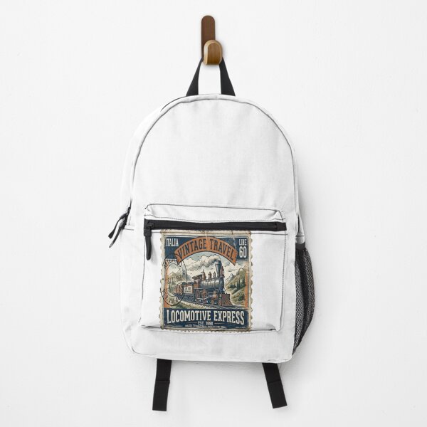 Item preview, Italia Vintage Travel Locomotive Express Stamp 1958 T-Shirt designed and sold by Sushikidsntoddlers.
