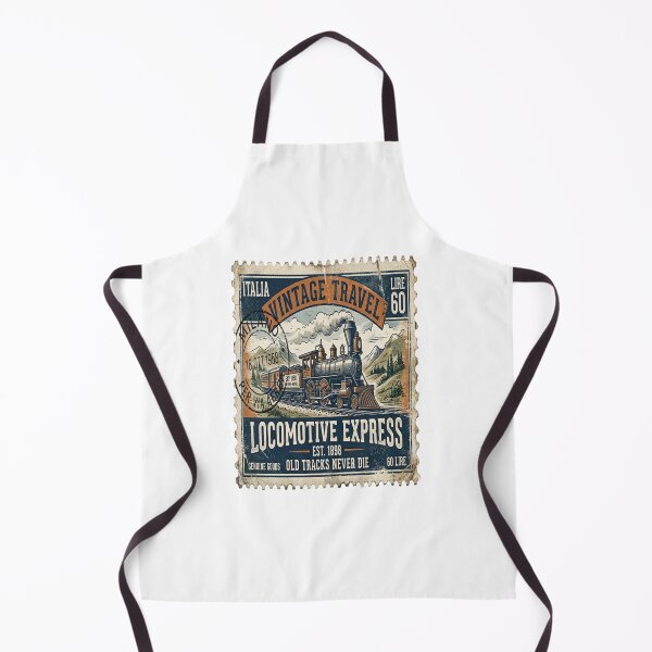 Item preview, Italia Vintage Travel Locomotive Express Stamp 1958 T-Shirt designed and sold by Sushikidsntoddlers.