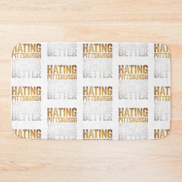 Item preview, Hating Pittsburgh Wont Make Cleveland Better Vintage Typography Graphic designed and sold by SEINENGAPPI18.