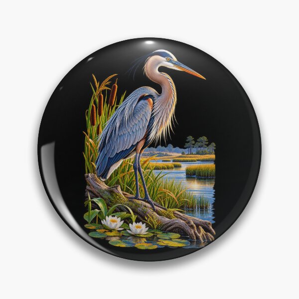 Item preview, Heron Marshland Morning designed and sold by RockitBaby.