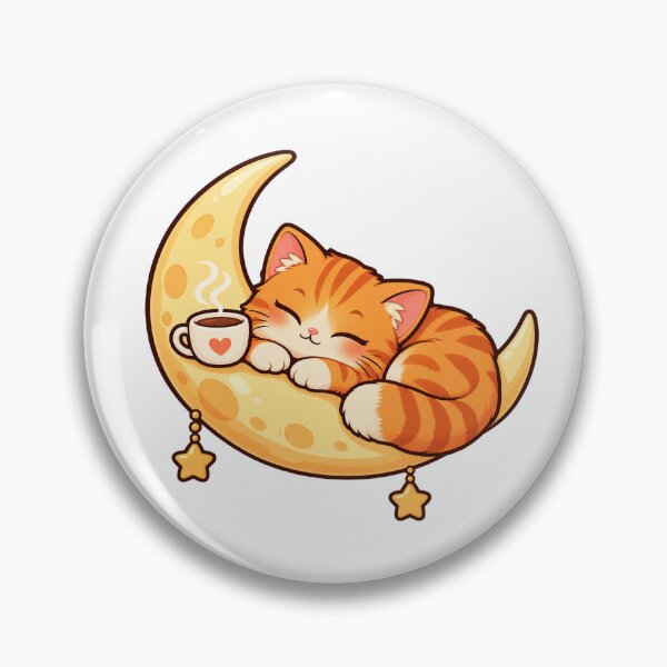 Item preview, Cute Orange Cat Book Lover Coffee Sticker designed and sold by panumas720.