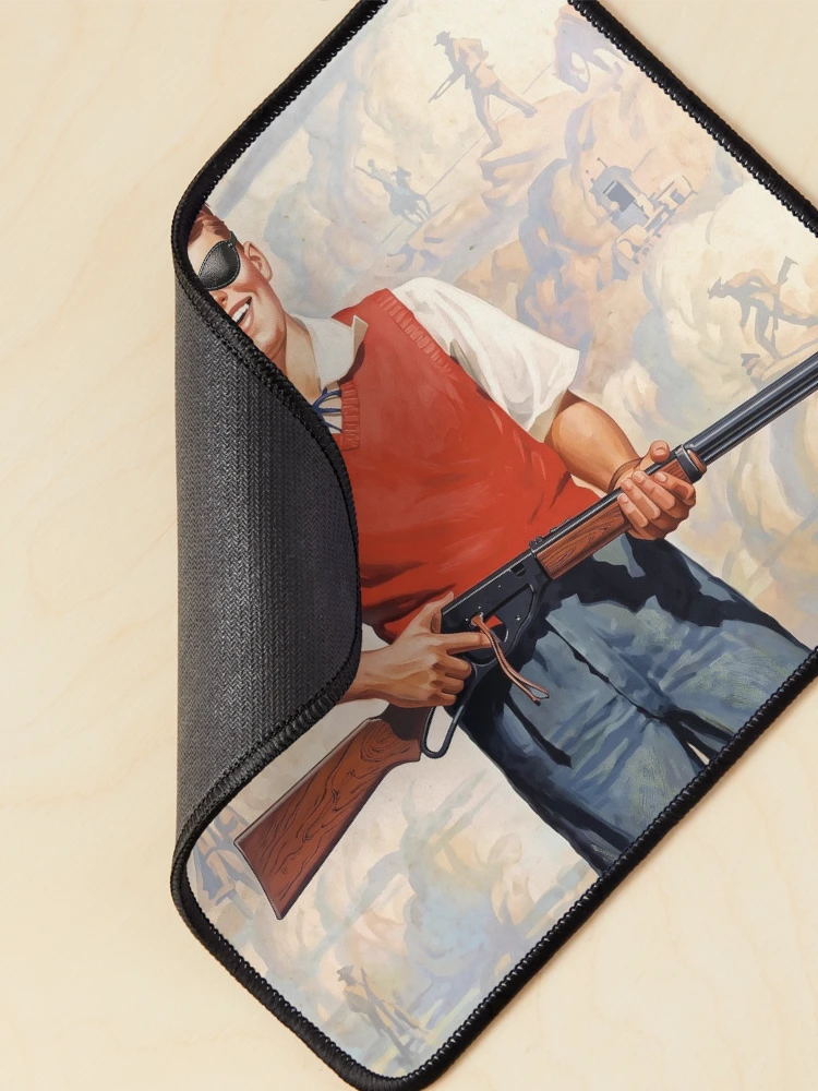 Thumbnail 2 of 5, Mouse Pad, RED RIDER designed and sold by Rustoration.