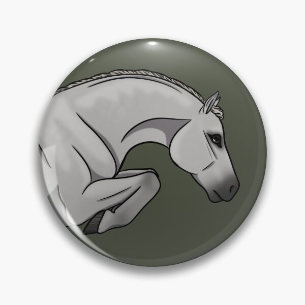 Item preview, White Grey Connemara Pony designed and sold by Old Water Cryptid .