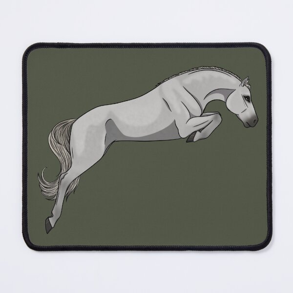 Item preview, White Grey Connemara Pony designed and sold by Old Water Cryptid .