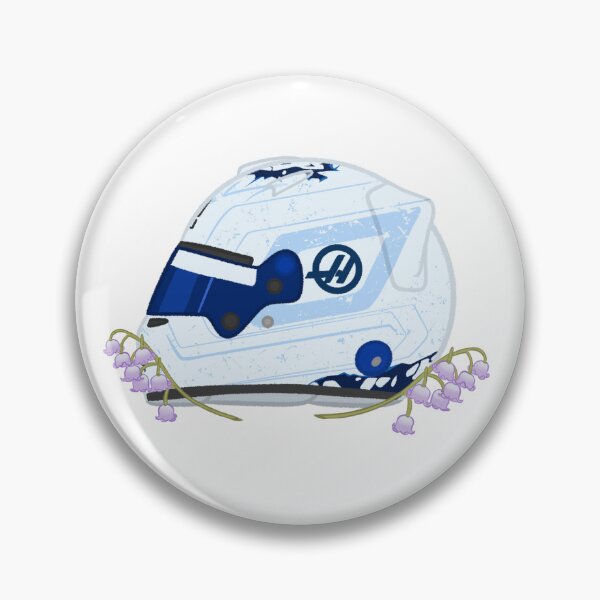 Item preview, Oliver Bearman 2026 Canada Helmet With Flowers  designed and sold by OriDraws.