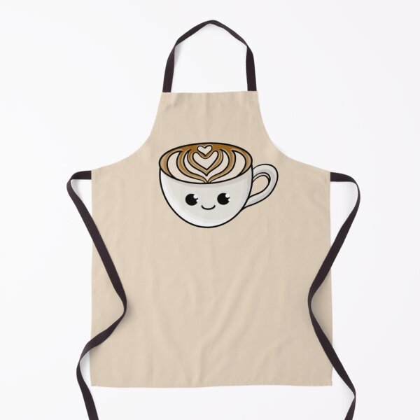 Item preview, Latte Coffe Espresso Kawaii Food Art designed and sold by Super Neon Pixels .