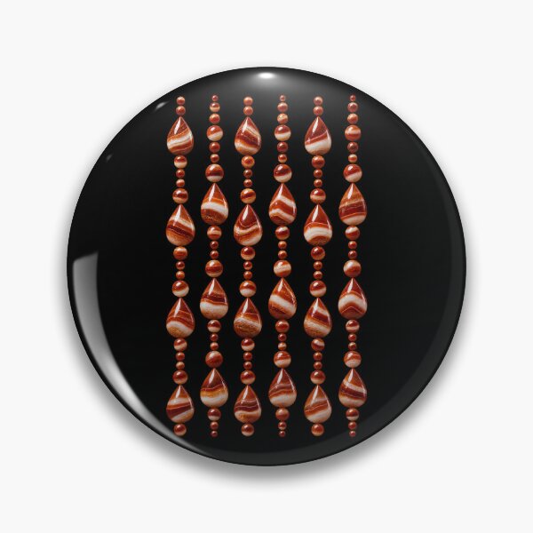Item preview, BIRTHSTONE COLLECTION ⭐ CASCADE - AUGUST • SARDONYX • Modern designed and sold by WheelieGdArt.