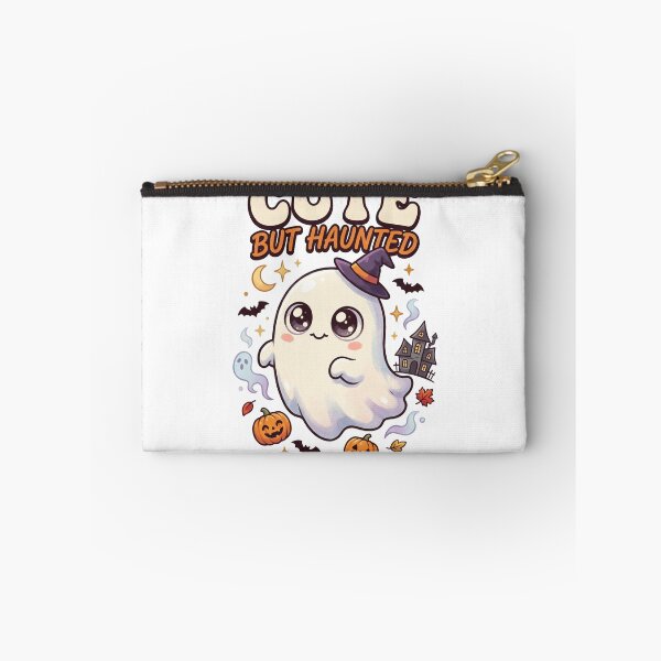 Item preview, Cute But Haunted Halloween Shirt – Kawaii Ghost Spooky T-Shirt designed and sold by SAJ Design Studio.