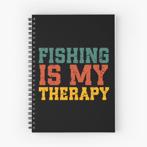Item preview, Fishing Is My Therapy | Vintage Fishing Quote | Retro Outdoor & Relaxation Humor designed and sold by stylishdzign.
