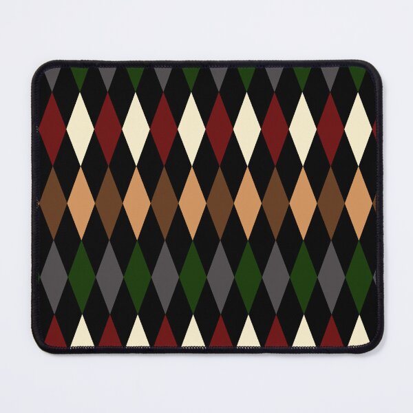 Item preview, Ethnic Harlequin Diamonds Pattern Design - Dark designed and sold by PatternTitan.