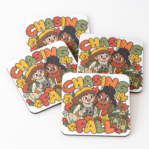 Item preview, Chasing Fall Cute Autumn Travel Cartoon designed and sold by The198X.