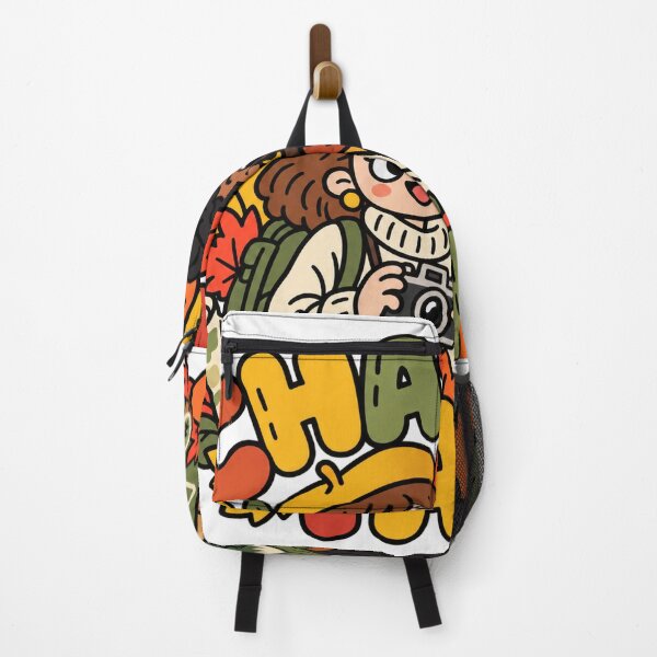 Item preview, Chasing Fall Cute Autumn Travel Cartoon designed and sold by The198X.