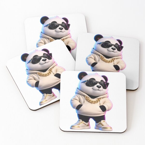Item preview, Cool Panda Streetwear Hoodie Sunglasses designed and sold by PrimeRootsArt.