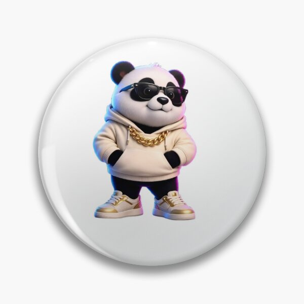 Item preview, Cool Panda Streetwear Hoodie Sunglasses designed and sold by PrimeRootsArt.