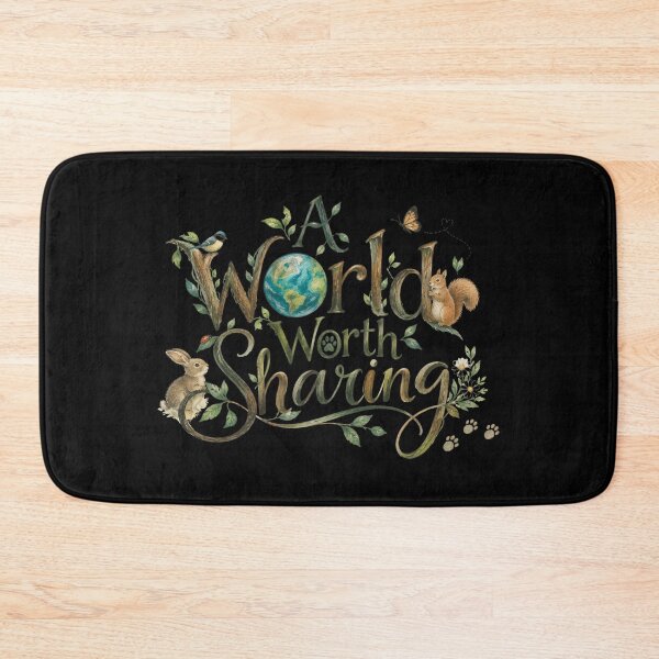 Item preview, A World Worth Sharing. designed and sold by mirciashop.