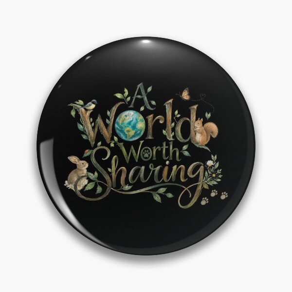 Item preview, A World Worth Sharing. designed and sold by mirciashop.