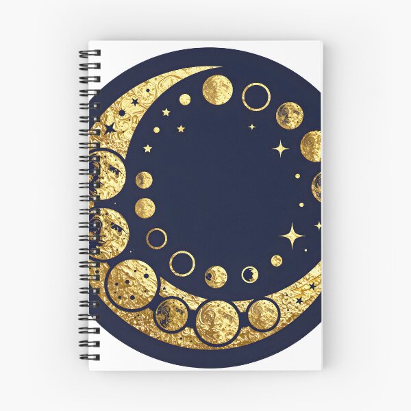 Item preview, Mystical Celestial Moon Phases Art designed and sold by chill-a-lot.