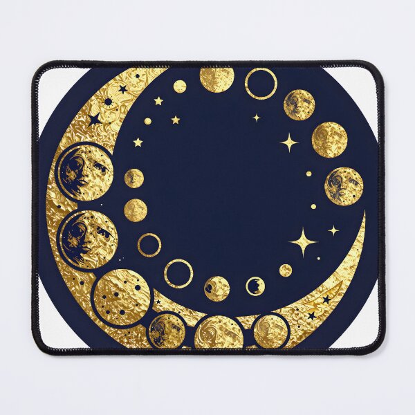 Item preview, Mystical Celestial Moon Phases Art designed and sold by chill-a-lot.