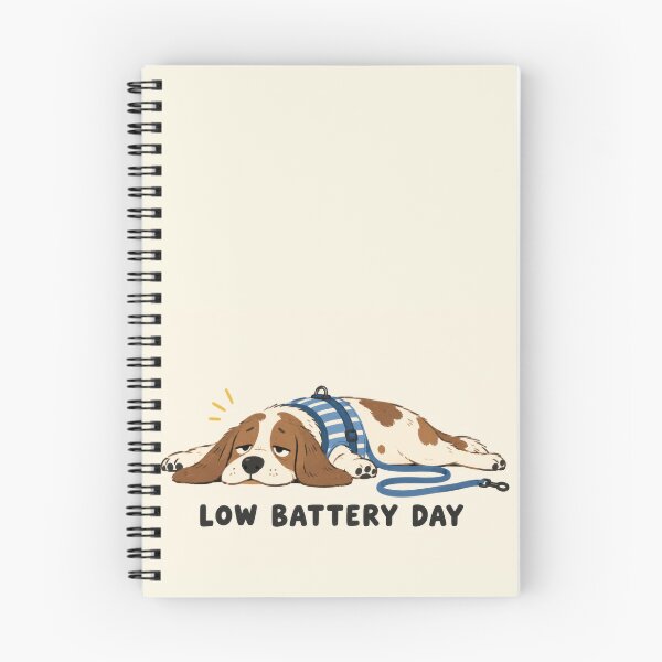 Item preview, Low battery day for a tired dog designed and sold by anytka.