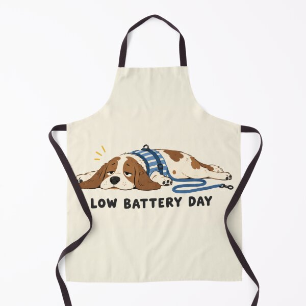 Item preview, Low battery day for a tired dog designed and sold by anytka.