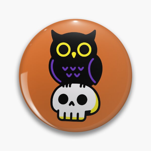 Item preview, Gothic Halloween Owl & Skull | Cute Spooky Design designed and sold by The High Hippo.
