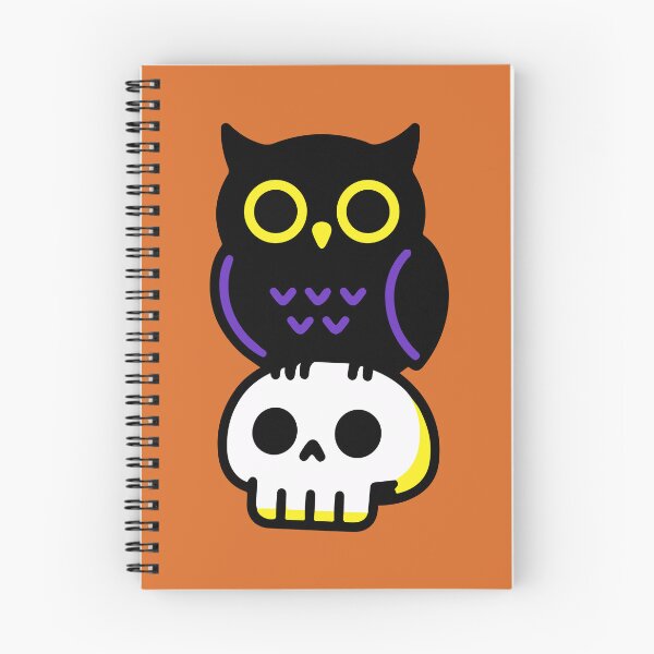 Item preview, Gothic Halloween Owl & Skull | Cute Spooky Design designed and sold by The High Hippo.