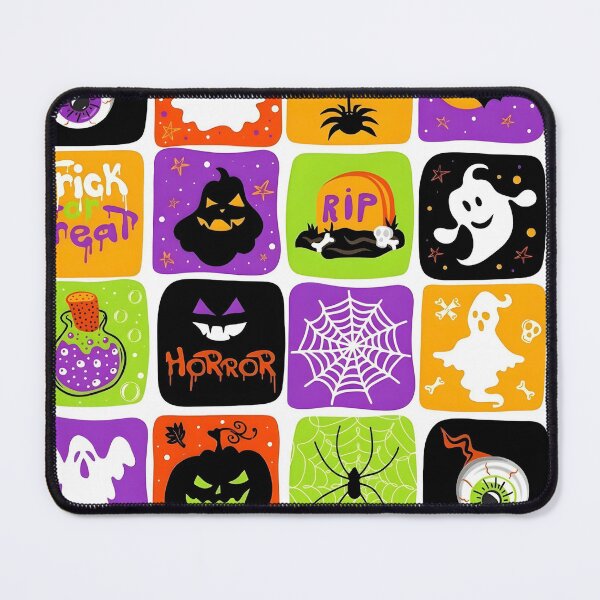 Item preview, Spooky Halloween Icons Seamless Pattern designed and sold by interdesigner.