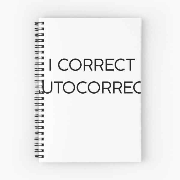 Item preview, I Correct Autocorrect Funny Grammar Teacher Quote designed and sold by CodeCapyVibes.